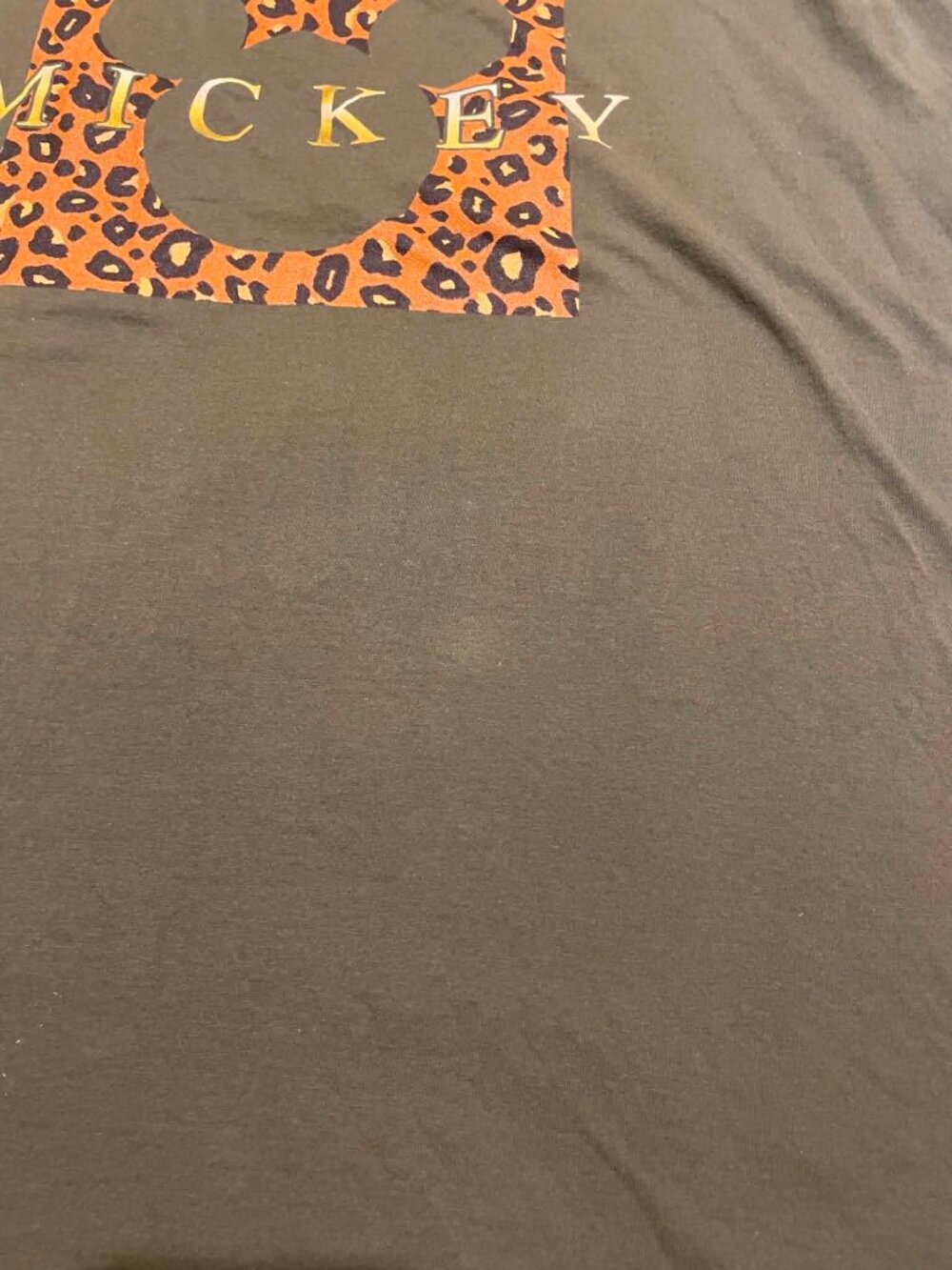 DISNEY Women’s Mickey Hunter Green Short Sleeve Shirt, Size XL - Picture 6 of 8